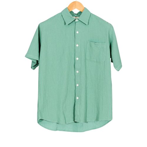 Roque Green Bay Seersucker Short Sleeve Shirt