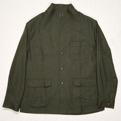 The Armoury Olive Wool Herringbone 44th St Jacket MTO (Pre-Owned)