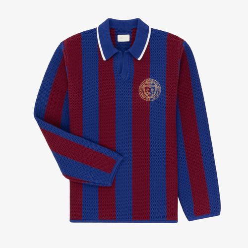 Long-Sleeve Knit Soccer Jersey