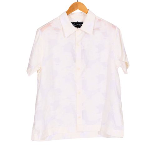 Holiday Short Sleeve Shirt Floral Silk