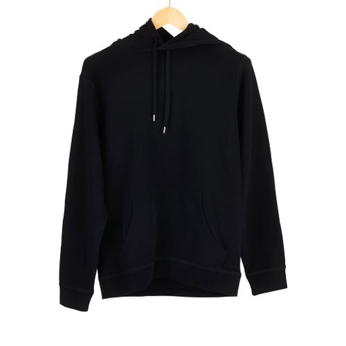 Black Cotton Hoodie