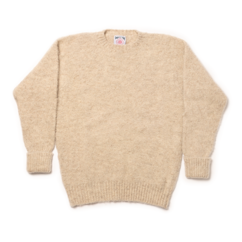 Shaggy Dog Sweater Ivory - Classic Fit