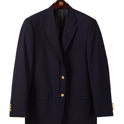 Navy Tropical Wool Blazer