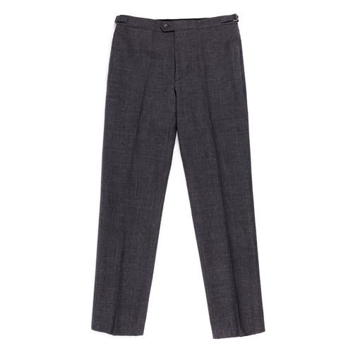 Trunk Wigmore Wool Fresco Suit Trousers: Charcoal