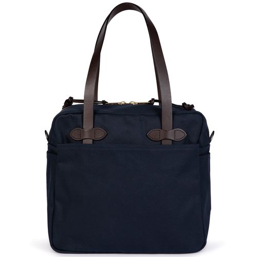 Filson Rugged Twill Zip Tote Bag: Navy