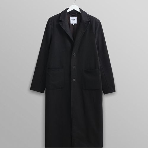 Condo Coat Black Wool