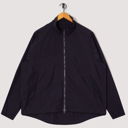 Stand Collar Blouson - Navy