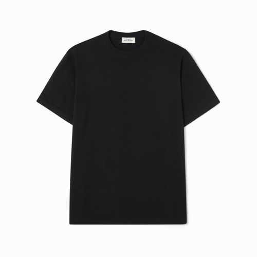 BO Knitted T-Shirt Black Black