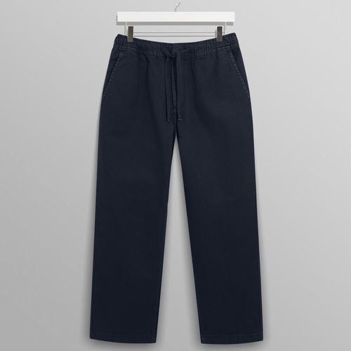 Kurt Trousers Navy Twill Longer Leg