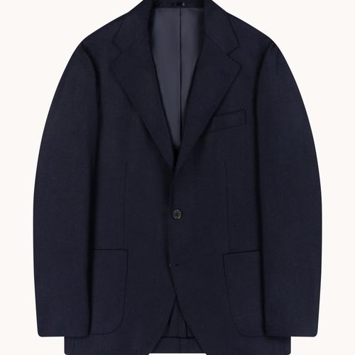 Sport Jacket - Navy Twill Silk