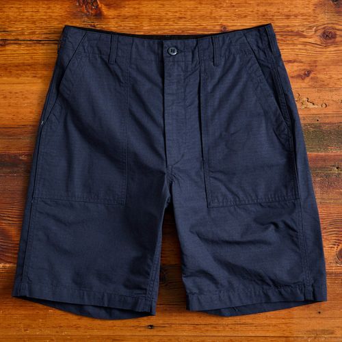 Fatigue Shorts in Navy Cotton Ripstop