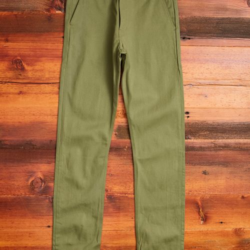 CH-55x 12oz Selvedge Chino in Olive