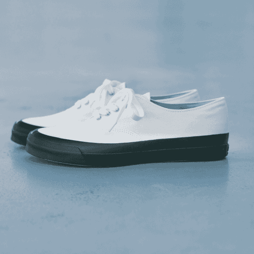 Asahi Deck Shoe- White/Black