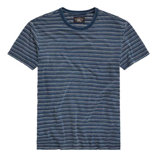 Indigo Striped Jersey T-Shirt Blue Multi