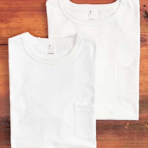 2-Pack Heavyweight Pocket T-Shirts in White