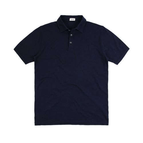 Trunk Moxon Short Sleeve Polo Shirt: Navy