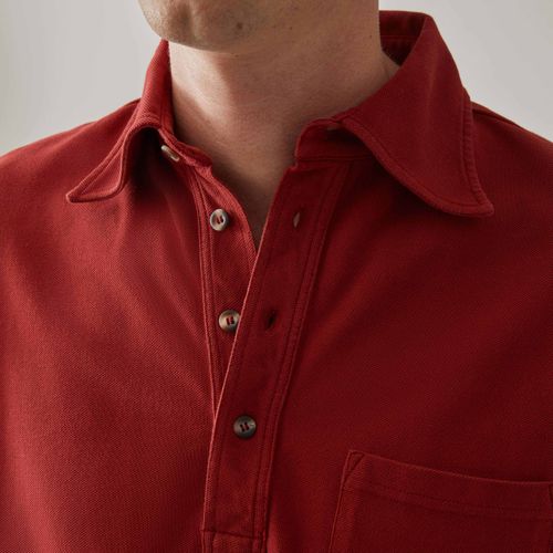 TEDDY Polo Shirt Deep Red Deep Red