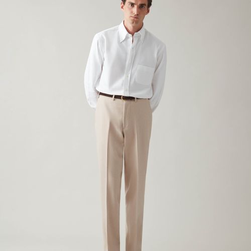 ALF Flannel Trousers Sand Sand