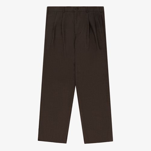 Double Pleated Wool Trouser