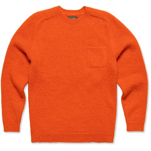 Blaze Orange Alpaca Sweater