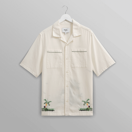 Newton Shirt Ecru Paradise Stitch