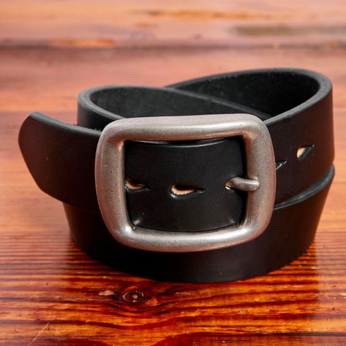 Heavyweight Curved Belt in Black