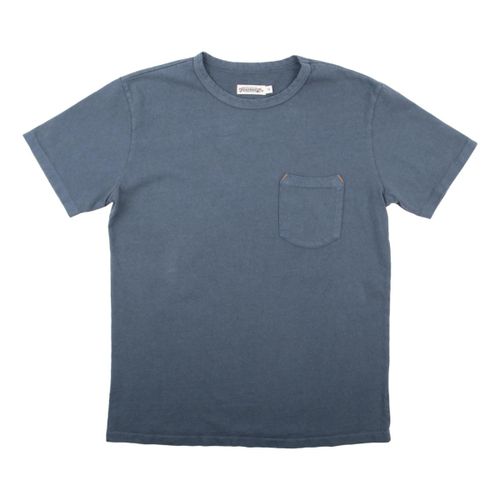 13 Ounce Pocket T-Shirt Faded Blue