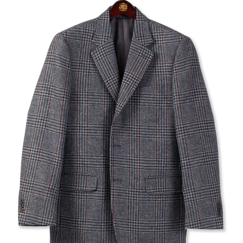 Blue Multi Plaid Sport Coat - Mto