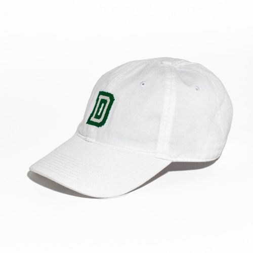 Dartmouth College Needlepoint Hat - White