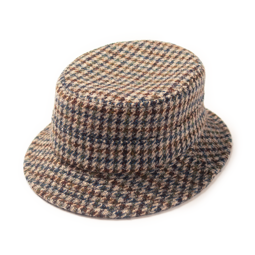 Harris Tweed Bucket Hat - Houndscheck