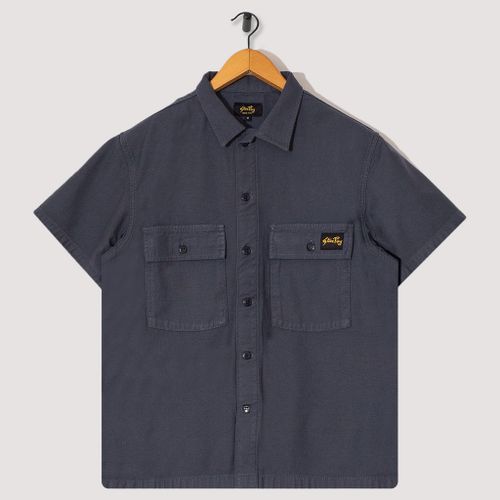 CPO S/S Shirt - Navy Sateen