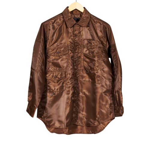 Trail Shirt Brown Polyester Twill