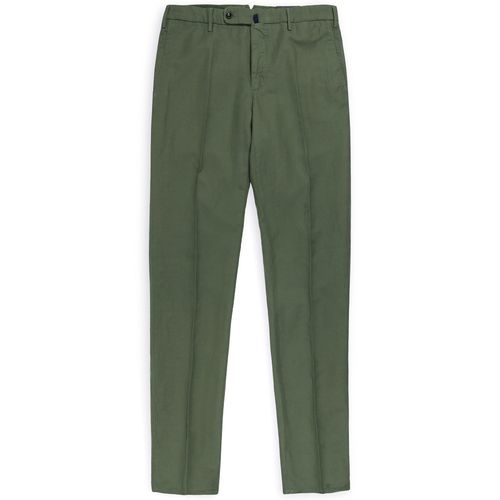 Incotex Chinolino Regular Trousers: Olive