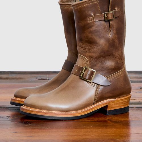 Wabash Engineer Boot in Horween Chromexcel Natural