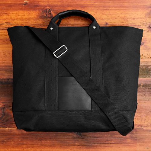 Campus Big Tote Bag in Black