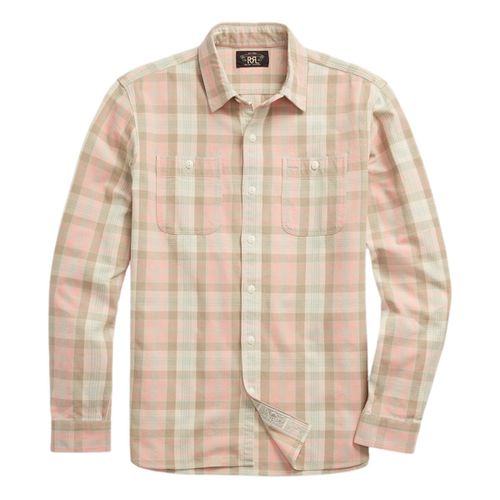 Plaid Farrell Workshirt Pink Multi