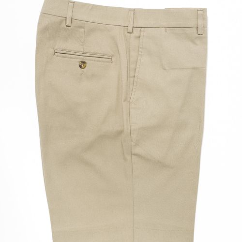 Washed Twill Chino Classic Shorts - Khaki