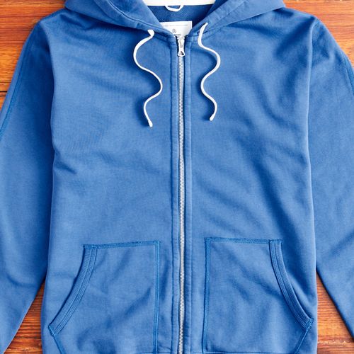 Classic Zip Hoodie in Lapis