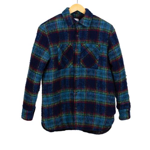 Shirt Jacket Cerulean Plaid