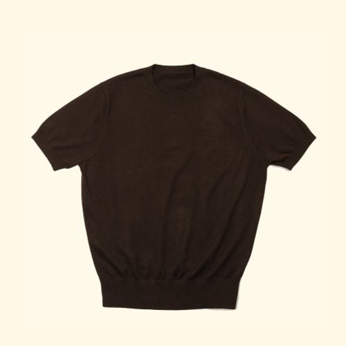 Knitted T-Shirt - EspressoKnitted T-Shirt - Espresso