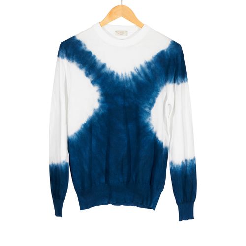 Navy Tie Dye Sweater