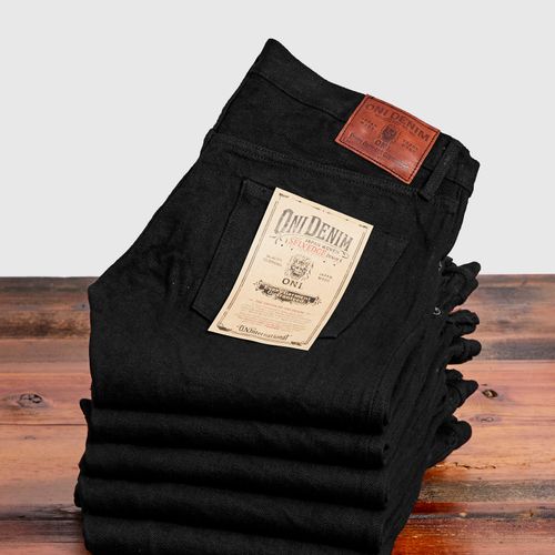 622ZR-BK "Secret Black" 20oz Selvedge Denim - Relaxed Tapered Fit