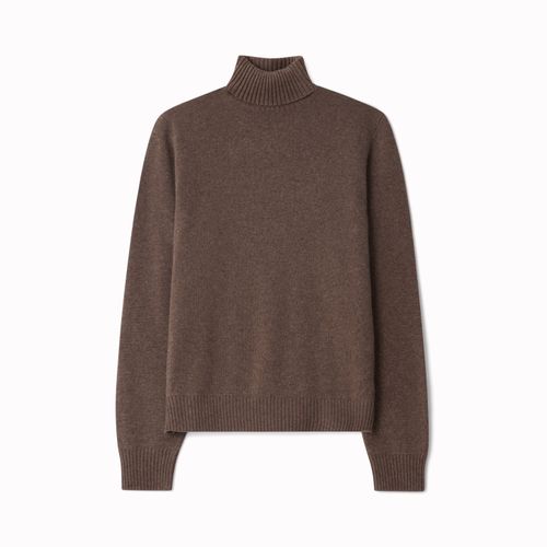 BENEDICT Rollneck Sweater Dark Brown Dark Brown