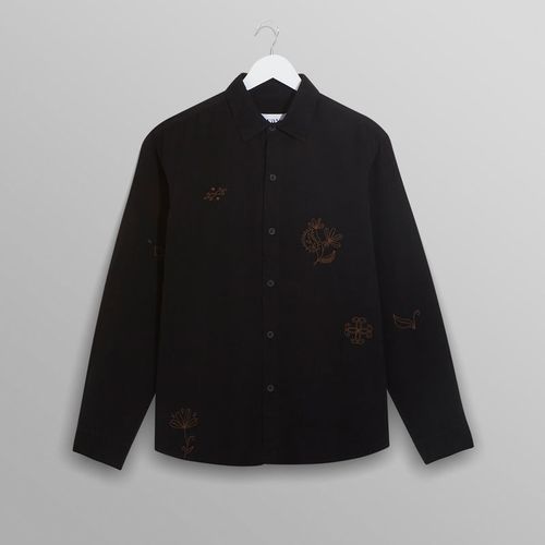 Trin Shirt Black Doodle Cord