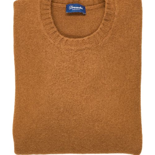 Drumohr Brown LS Lambswool Crewneck Sweater (NOS)