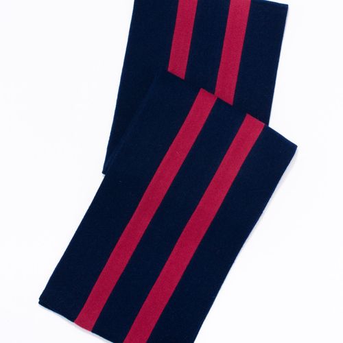 Schoolboy Muffler - Navy/red