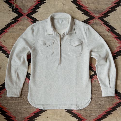 Half-Zip Sweatshirt - Heather Grey