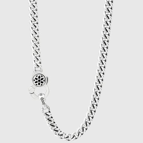 Curb Chain Necklace Size AA in Sterling Silver