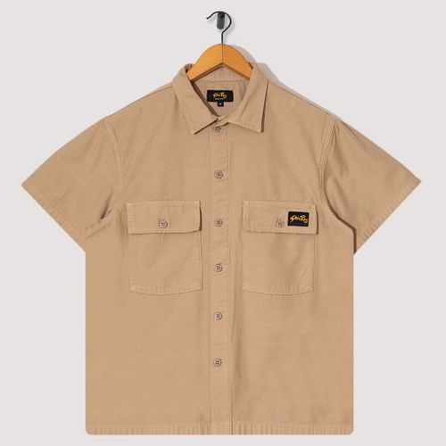 CPO S/S Shirt - Khaki Sateen