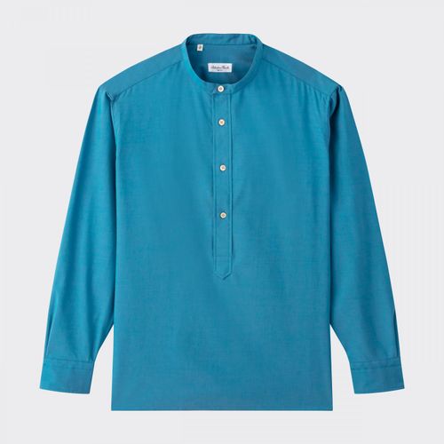 Popover Shirt : Iridescent Blue